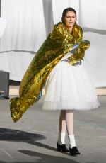 KAIA GERBER on the Backstage at Chanel Fashion Show in Paris 01/21/2020