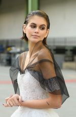 KAIA GERBER on the Backstage at Chanel Fashion Show in Paris 01/21/2020