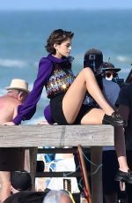 KAIA GERBER on the Set of a Photoshoot in Miami 01/14/2020