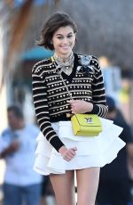 KAIA GERBER on the Set of a Photoshoot in Miami 01/14/2020