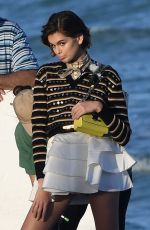 KAIA GERBER on the Set of a Photoshoot in Miami 01/14/2020