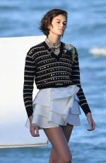 KAIA GERBER on the Set of a Photoshoot in Miami 01/14/2020