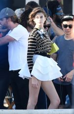 KAIA GERBER on the Set of a Photoshoot in Miami 01/14/2020