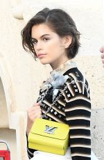 KAIA GERBER on the Set of a Photoshoot in Miami 01/14/2020