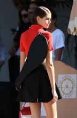 KAIA GERBER on the Set of a Photoshoot on the Beach in Miami 01/13/2020