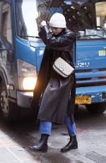 KAIA GERBER Out Apartment Hunting in New York 01/17/2020