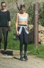 KAIA GERBER Out Hiking in Malibu 01/03/2020