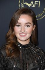 KAITLYN DEVER at 20th Annual AFI Awards in Beverly Hills 01/03/2020