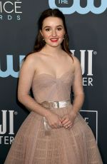 KAITLYN DEVER at 25th Annual Critics Choice Awards in Santa Monica 01/12/2020