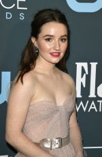 KAITLYN DEVER at 25th Annual Critics Choice Awards in Santa Monica 01/12/2020