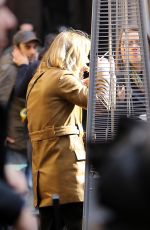 KALEY CUOCO on the Set of The Flight Attendant in Rome 01/16/2020
