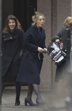 KALEY CUOCO on the Set of The Flight Attendant in Rome 01/20/202