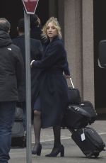 KALEY CUOCO on the Set of The Flight Attendant in Rome 01/20/202