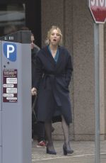 KALEY CUOCO on the Set of The Flight Attendant in Rome 01/20/202