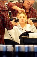 KALEY CUOCO on the Set of The Flight Attendent in Rome 01/13/2020