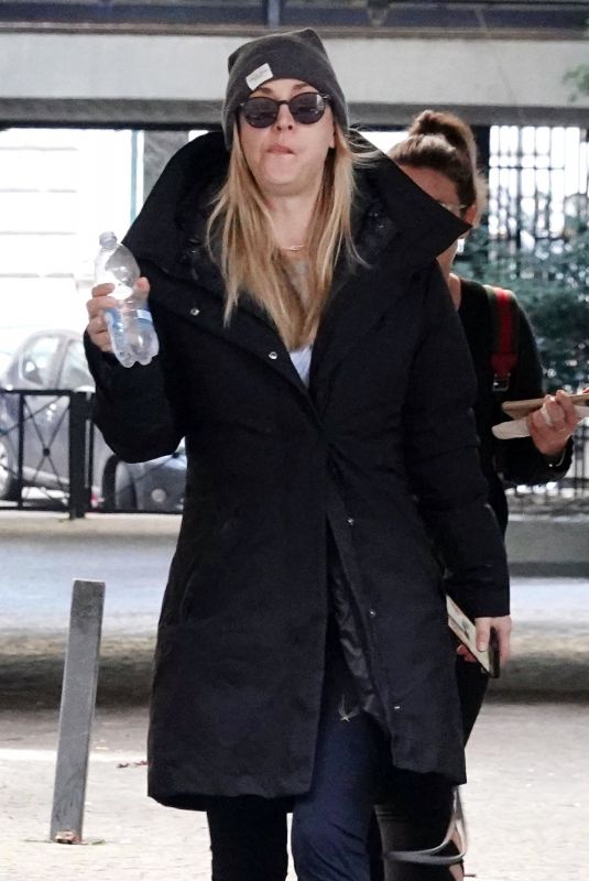 KALEY CUOCO on the Set of The Flight Attendent in Rome 01/13/2020