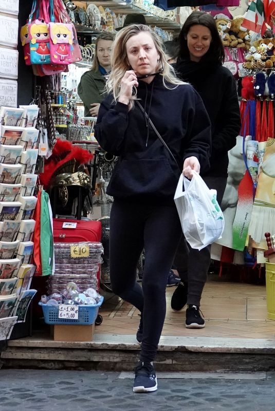 KALEY CUOCO Out Shoping in Rome 01/12/2020