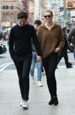 KARLIE KLOSS and Joshua Kushner Out in New York 01/11/2020