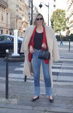 KARLIE KLOSS Leaves Ritz Hotel in Paris 01/22/2020
