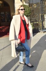 KARLIE KLOSS Leaves Ritz Hotel in Paris 01/22/2020