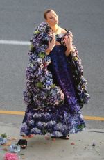 KARLIE KLOSS on the Set of a Vogue Photoshoot in Los Angeles 01/28/2020