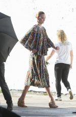 KARLIE KLOSS on the Set of a Vogue Photoshoot in Los Angeles 01/28/2020