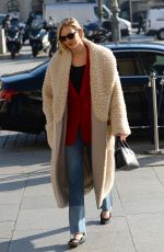 KARLIE KLOSS Out at Paris Fashion Week 01/22/2020