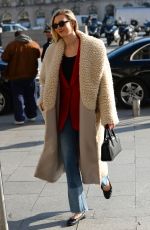 KARLIE KLOSS Out at Paris Fashion Week 01/22/2020
