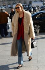 KARLIE KLOSS Out at Paris Fashion Week 01/22/2020