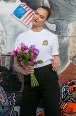 KARLIE KLOSS Outside a Studio in Los Angeles 01/29/2020