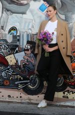 KARLIE KLOSS Outside a Studio in Los Angeles 01/29/2020