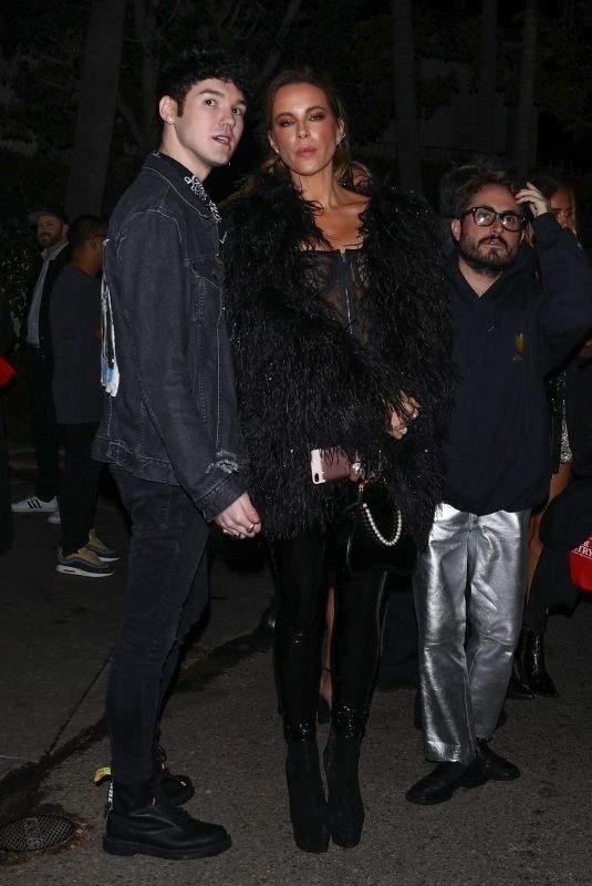 KATE BECKINSALE Leaves a Pre-Grammys Party in Los Angeles 01/24/2020