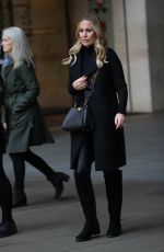 KATE FERDINAND Arrives at BBC Studios in London 01/16/2020