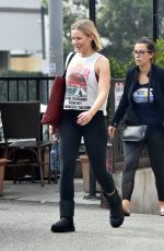 KATE MARA and KRISTEN BELL Heading to a Gym in Los Felize 01/26/2020