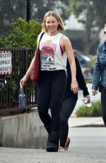 KATE MARA and KRISTEN BELL Heading to a Gym in Los Felize 01/26/2020