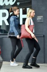 KATE MARA and KRISTEN BELL Heading to a Gym in Los Felize 01/26/2020