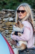 KATE MOSS Out in Costwolds 12/23/2019