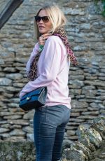 KATE MOSS Out in Costwolds 12/23/2019