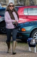 KATE MOSS Out in Costwolds 12/23/2019