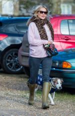 KATE MOSS Out in Costwolds 12/23/2019