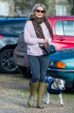 KATE MOSS Out in Costwolds 12/23/2019