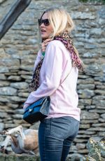 KATE MOSS Out in Costwolds 12/23/2019