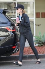 KATHERINE SCHWARZENEGGER After Pilates Class in Brentwood 01/02/2020