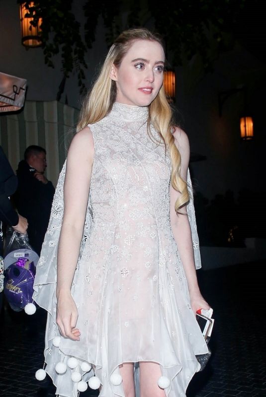 KATHRYN NEWTON at Chateau Marmont in West Hollywood 01/03/2020