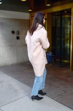 KATIE HOLMES Heading to a Casting Call in New York 01/21/2020