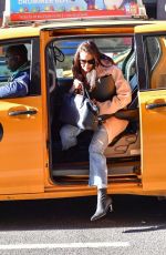 KATIE HOLMES Heading to a Casting Call in New York 01/21/2020