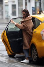 KATIE HOLMES Out and About in New York 01/03/2020