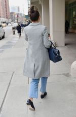 KATIE HOLMES Out and About in New York 01/27/2020