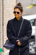 KATIE HOLMES Out in New York 01/10/2020