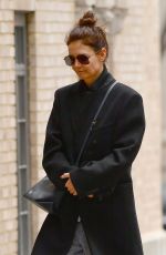 KATIE HOLMES Out in New York 01/10/2020